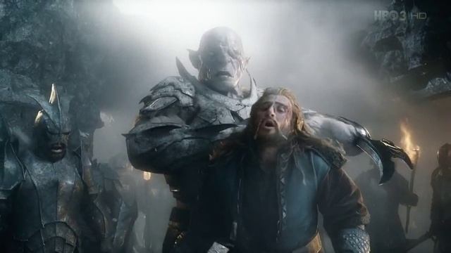 Хоббит - Битва пяти воинств.Азог убивает Фили.