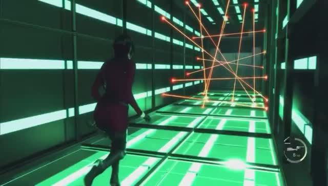 Анимация смерти Ады Вонг в лаборатории с ловушками из лазерных сеток в Resident Evil 4 Remake. смотреть онлайн