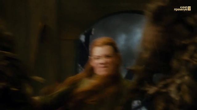 Хоббит - Пустошь Смауга.Орки напали на Речной город.