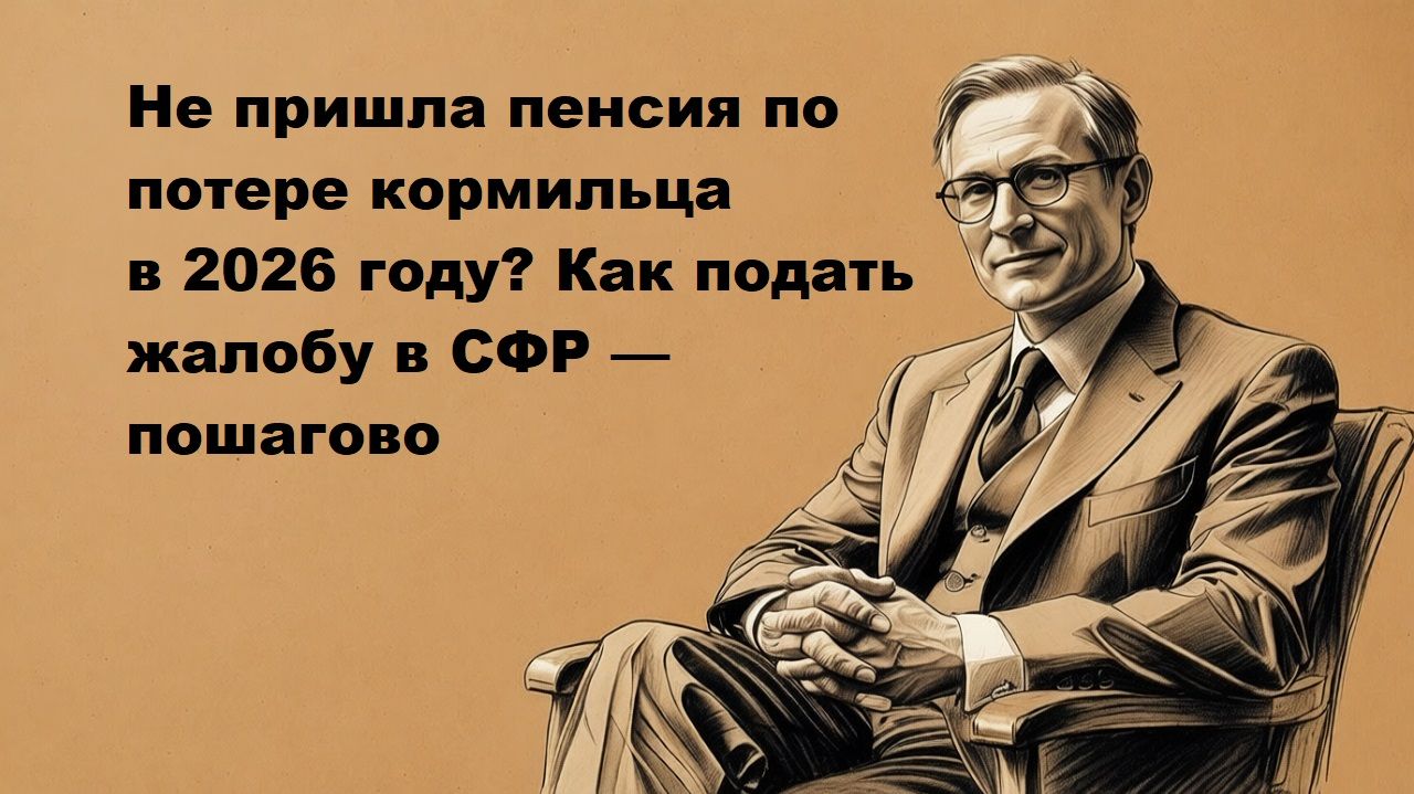 Не пришла пенсия по потере кормильца 2026 смотреть онлайн