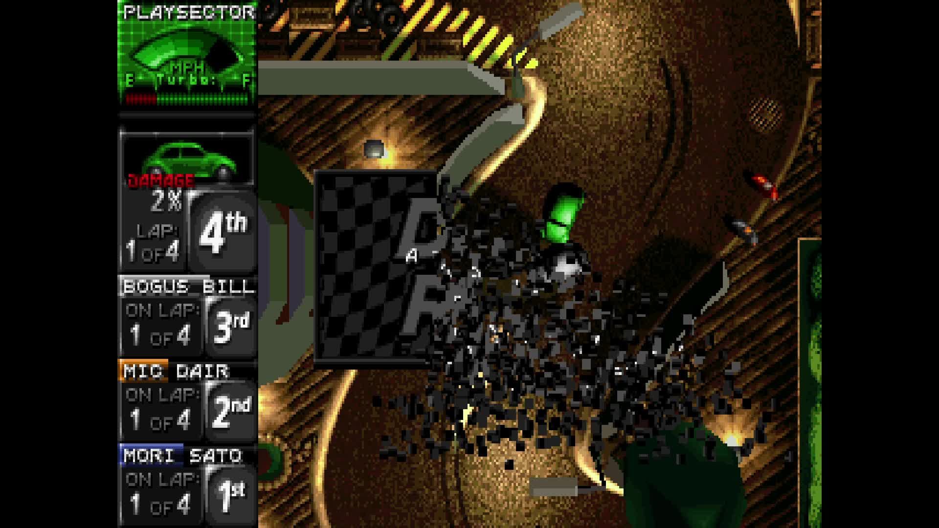 Death Rally (Classic) — Геймплей | Прохождение (PC) смотреть онлайн