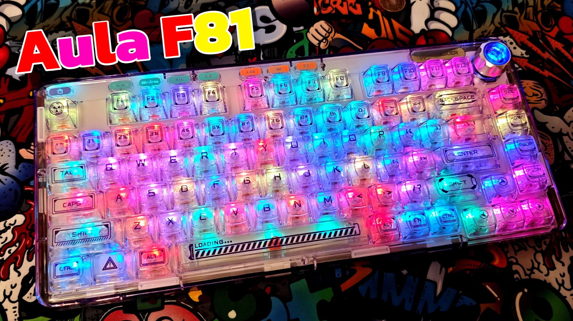 ПРОЗРАЧНАЯ Клавиатура AULA F81 — БОМБА за свои деньги? смотреть онлайн