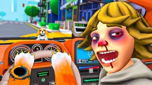 КОТ ИЗБИЛ СИКС СЕВЕН 67 ЗА РУЛЕМ ТАКСИ 🐈 в TAXI DRIVER VR