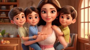 Песня Мама. Видеоклип. Детская песня