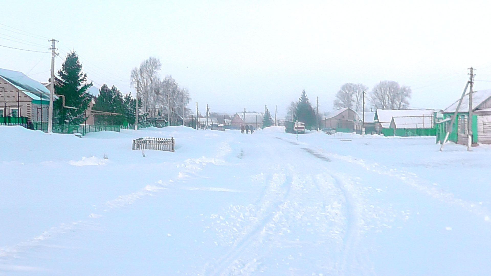 Зимняя деревня