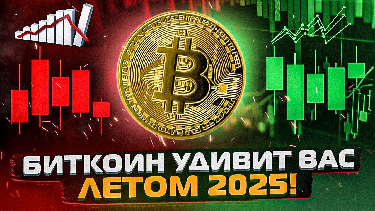 БИТКОИН УДИВИТ ВСЕХ ЛЕТОМ 2025! Прогноз на цену биткоина на лето 2025 смотреть онлайн
