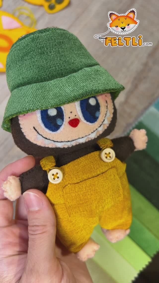 Одежда для Лабубу из образцов (лоскутов) для мебели #labubu #лабубу #feltli #игрушкиизфетра смотреть онлайн