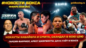 Новости бокса: Гарсия-Барриос, нокауты Кабайела и Смита, скандал в бою Цзю, арест Джервонты, Силягин