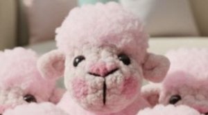 Оформление мордочки. Овечка крючком.