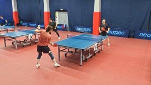 Чирков А. (700) - Ахметова И. (224) 05.01 турнир по настольному теннису ТТМаршал