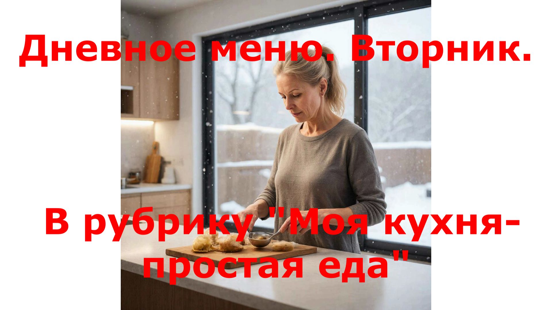 Дневное меню. День третий. Вторник. смотреть онлайн