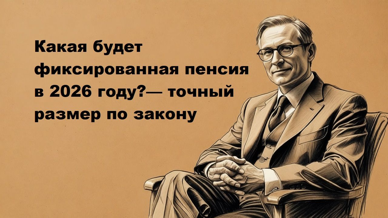 Какая будет фиксированная пенсия в 2026 году смотреть онлайн