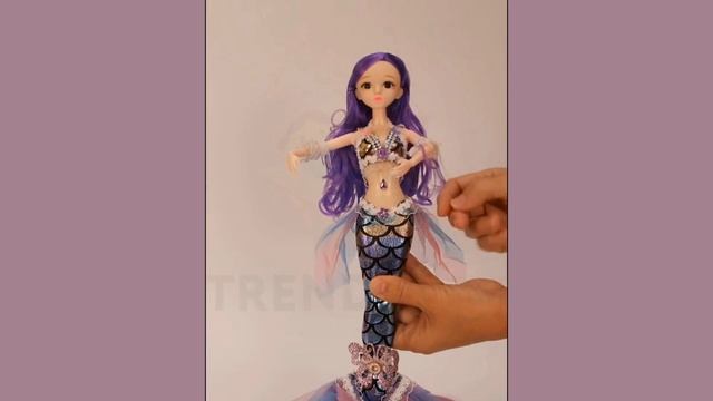 Кукла русалочка TrendToys шарнирная кукла русалка с хвостом ZTN010 смотреть онлайн