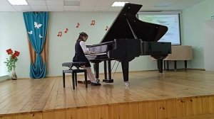 Й.Гайдн "Соната" 1 часть, С.Губайдулина "Лесные музыканты" в исполнении Сухомлиновой Василисы 8 лет
