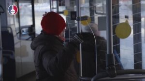 Автобусы на маршрутах № 3 и № 4, работают стабильно даже в сильные морозы