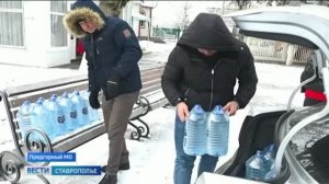 Крещенскую воду передали предгорненцы бойцам СВО