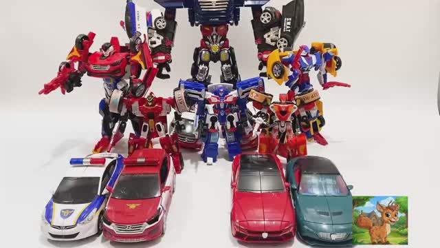 Большая коллекция из 14 деформационных автомобильных игрушек Kabao Car God!（2） смотреть онлайн