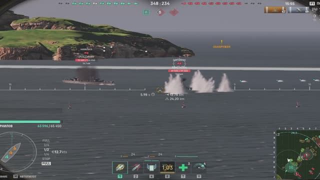 Мир кораблей (World Of WarShips)-Авик+линкор Корнилов смотреть онлайн