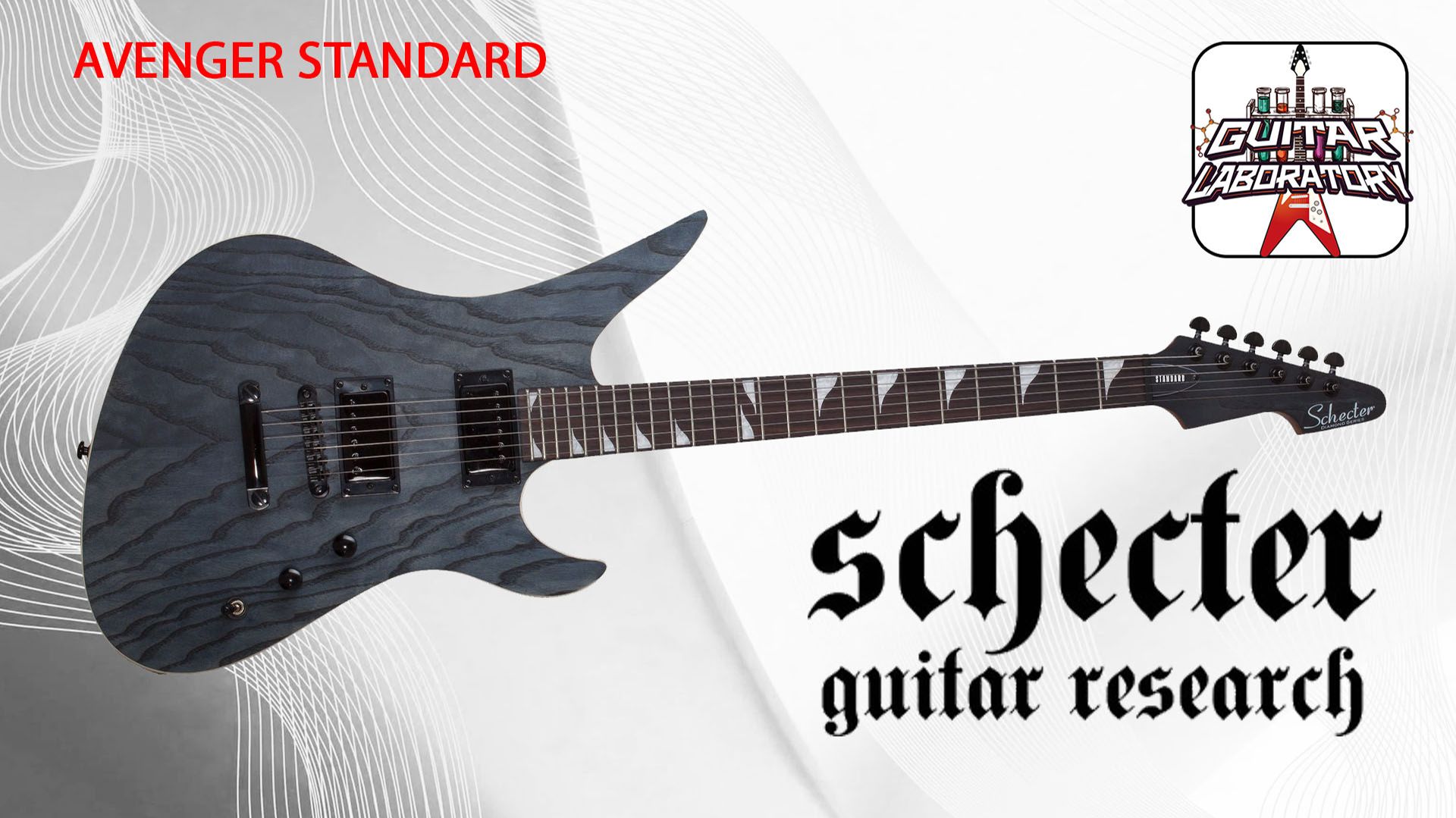 SCHECTER AVENGER STANDARD - электрогитара из красного дерева смотреть онлайн