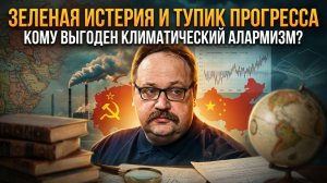 ЗЕЛЕНАЯ ИСТЕРИЯ И ТУПИК ПРОГРЕССА. Лисицын: Кому выгоден климатический алармизм? | Фёдор Лисицын
