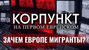 КОРПУНКТ ⁄⁄ Новая Европа; миграция, безработица и преступность ¦ Кедми, Левин, Бородкин