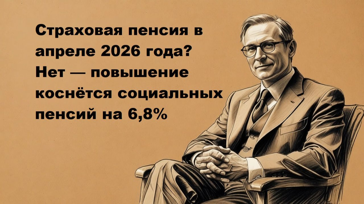 Страховая пенсия в апреле 2026 года смотреть онлайн