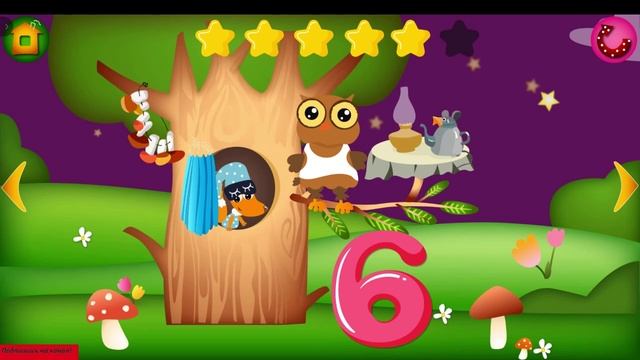 Учим цифры от 1 до 10. Веселая игра для детей. смотреть онлайн