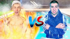 ВЛАД А4 - ГОРЯЧИЙ vs ХОЛОДНЫЙ Бассейн Челлендж !