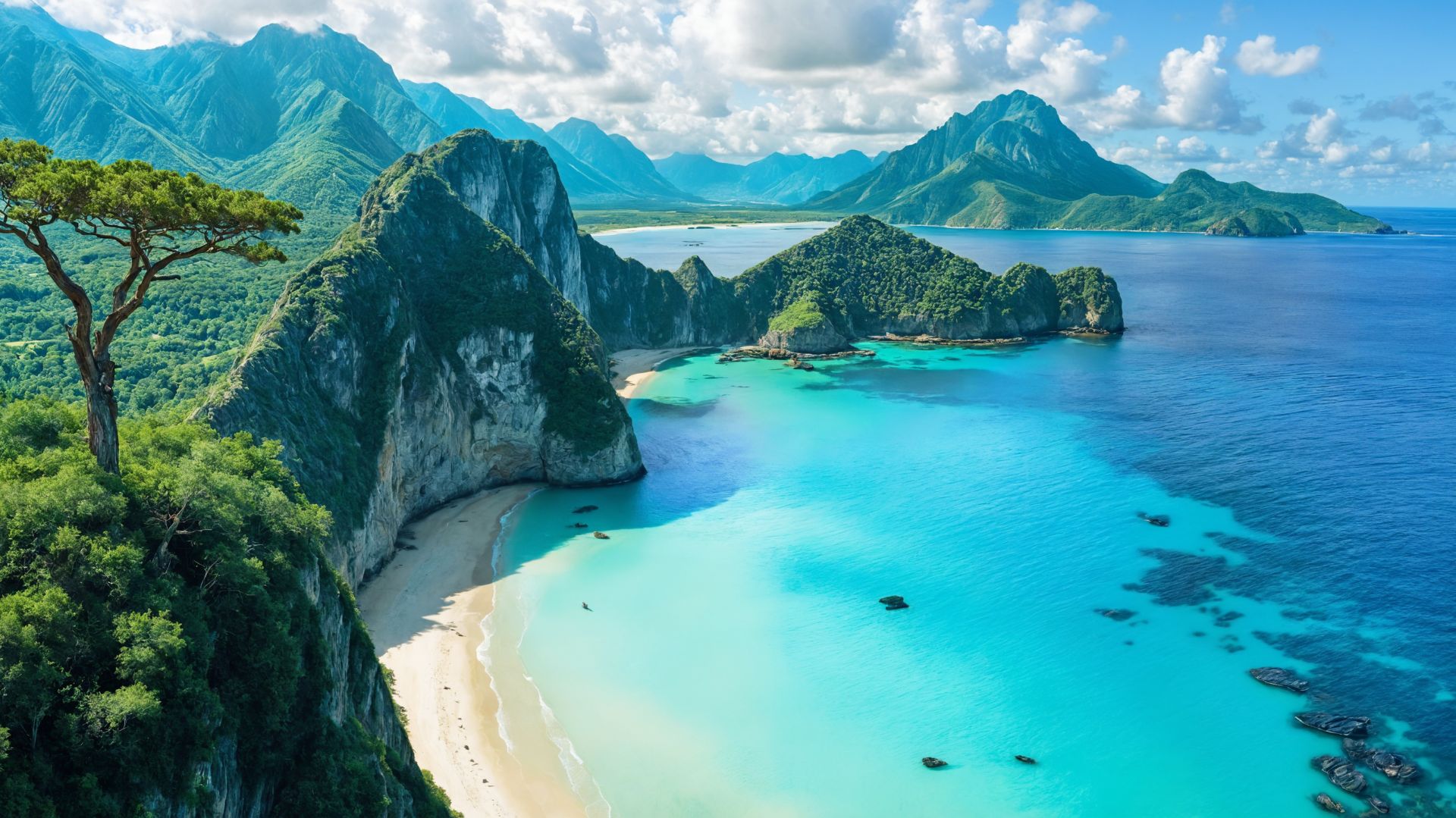 ЧУДЕСА НОВОЙ КАЛЕДОНИИ🌴Безмятежный вид на море и потрясающие пейзажи. смотреть онлайн