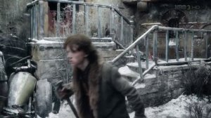 Хоббит - Битва пяти воинств.Бард возглавил оборону людей в Дейле.