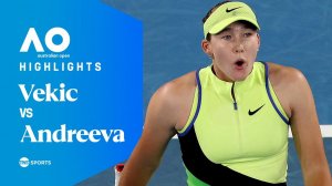 19.01.2026 | ОБЗОР ИГРЫ | Донна Векич - Мирра Андреева | 1-й круг | AO 2026 | Highlights