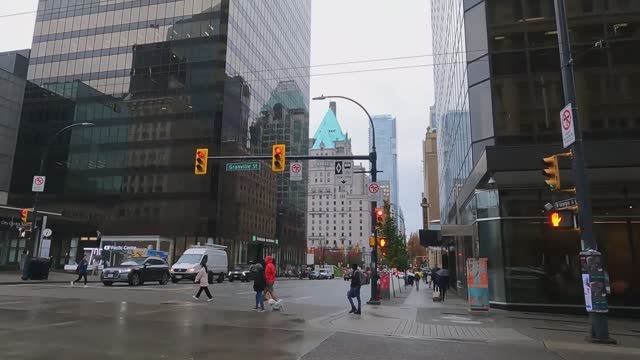 🇨🇦 Ванкувер, Британская Колумбия, Канада ⛈️⛈️⛈️ Сильный дождь смотреть онлайн