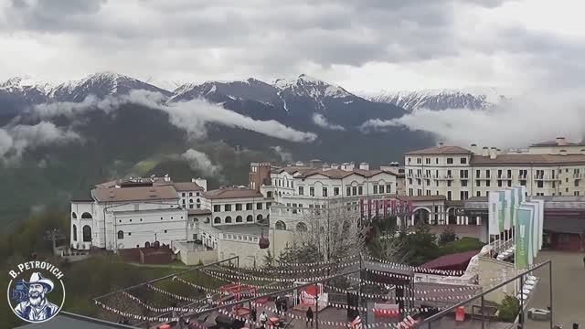 Красная поляна-курорт 960 апрель