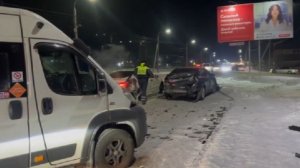 В Улан-Удэ 8 человек пострадали в ДТП из-за плохого самочувствия водителя