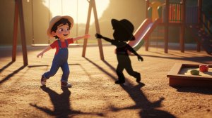 Задорная тень. Детский мультик. Детская песенка. Мультик для детей 0+