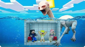 😥ПОСТРОИЛИ БАЗУ под ВОДОЙ в Мире ТАЛАССОФОБИИ в МАЙНКРАФТ! НУБИК