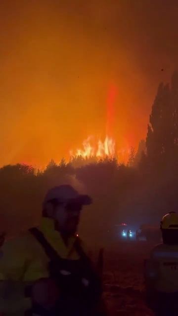 Вторую неделю продолжаются уже сильнейшие лесные пожары в аргентинской Патагонии Эпицентр стихии в п
