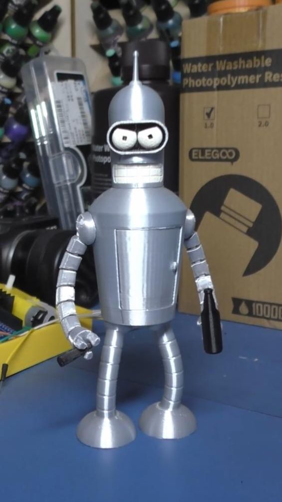 Бендер из Футурамы, 3д печать смотреть онлайн