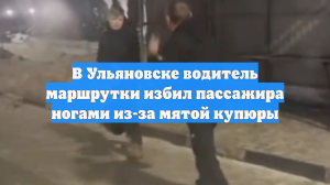 В Ульяновске водитель маршрутки избил пассажира ногами из-за мятой купюры