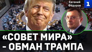 Фёдоров: «Совет мира» - это обман Трампа