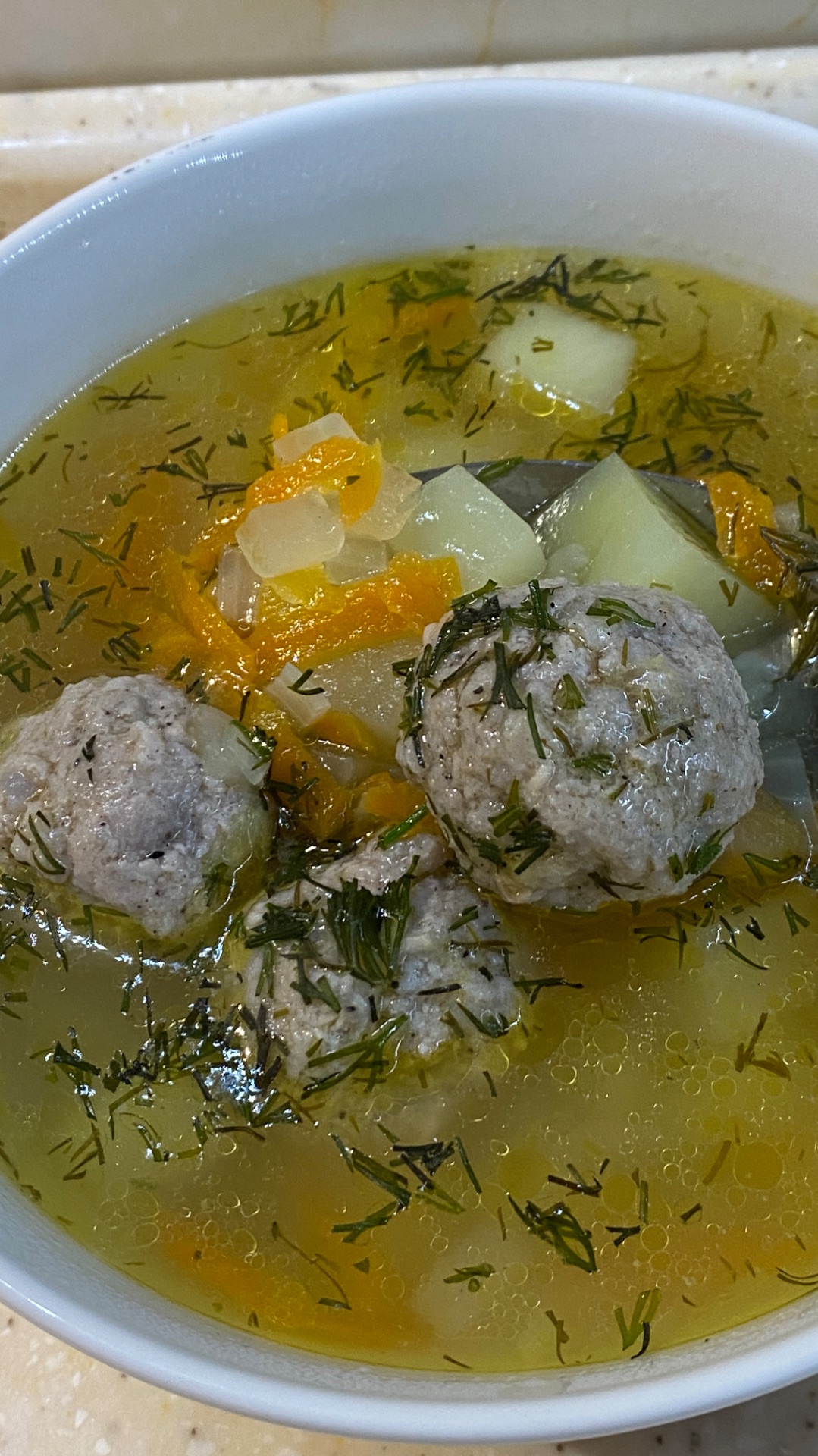 Суп с фрикадельками и рисом смотреть онлайн