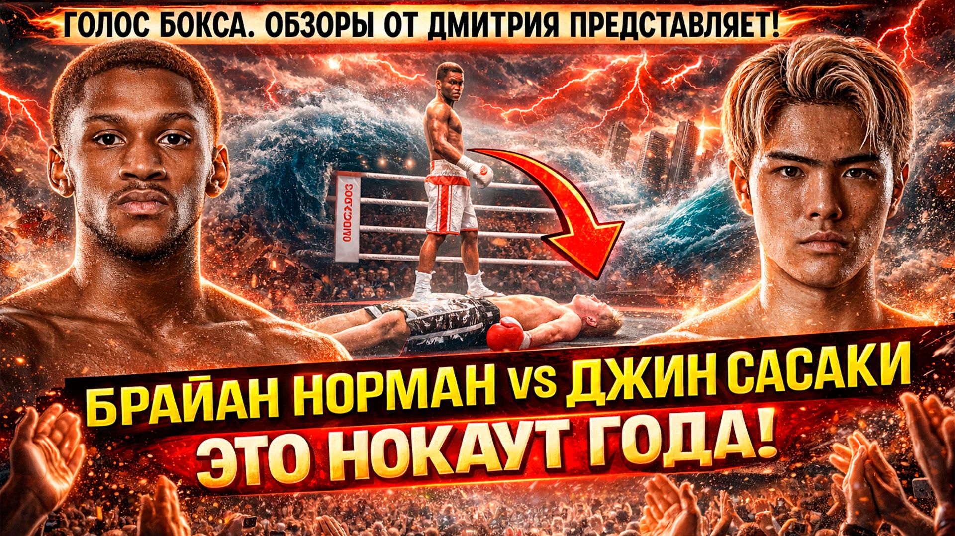 ЗРЕЛИЩНАЯ ДРАКА И НОКАУТ ГОДА! Обзор боя Брайан Норман - Джин Сасаки смотреть онлайн