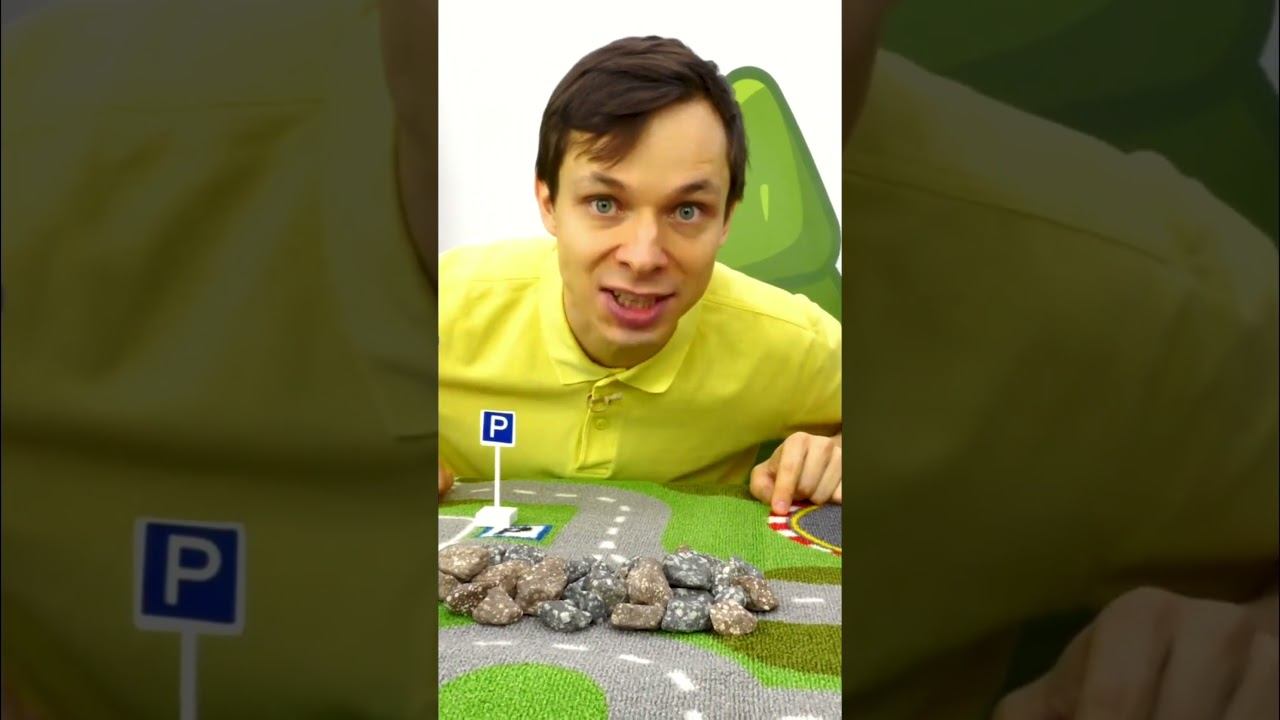 Дорога заблокирована – на помощь приходит отбойный молоток! ♂️ #длядетей #машинкидлядетей #игрушки смотреть онлайн