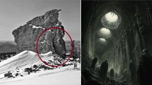 Геологи на Сахалине обнаружили дверь в скале ведущую в другой мир