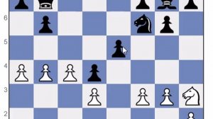 Михаил Таль гениально выигрывает в 1 ход пешкой