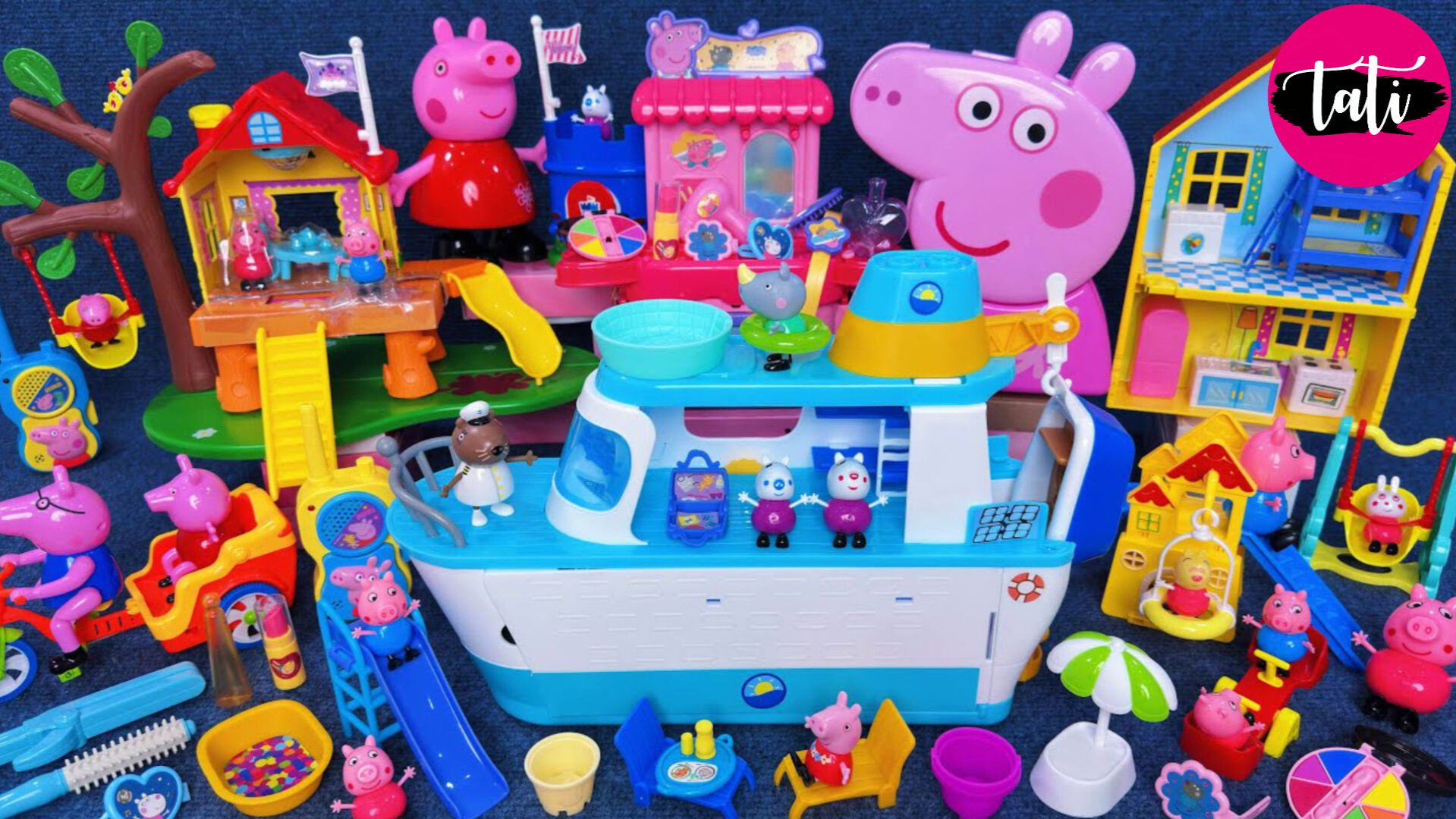 Играем в игрушки из мультика свинка Пеппа. Мультфильм для детей смотреть онлайн