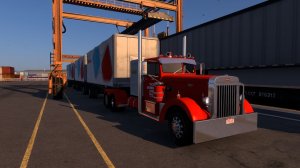 Новый Ретро мачо тягач Петербилт