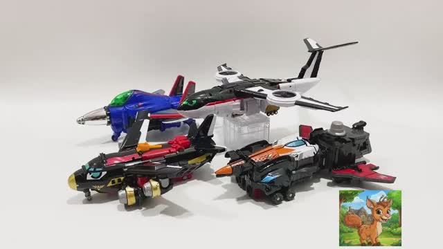 Боец Хен Ка, Супер команда, игрушка-истребитель с деформацией Бога автомобилей Кабао! смотреть онлайн