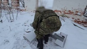 Кадры перехвата БПЛА расчетами перехватчиков