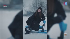 А вы уже прокатились на электроснегокате?